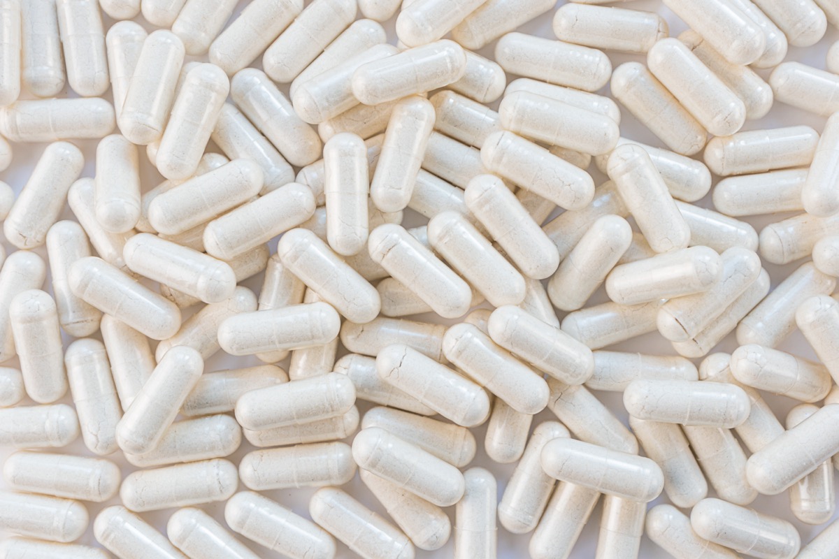 White capsules