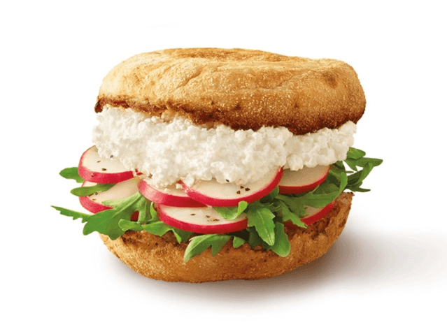 mcdonalds cottage cheese and radish mcmuffin in poland