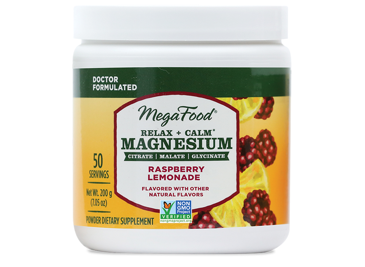 megafood relax calm magnesium raspberry lemonade