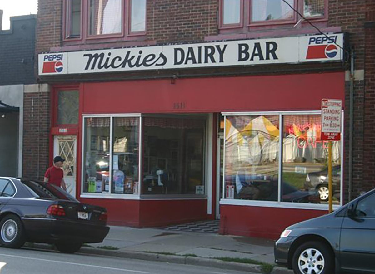outside of mickies dairy bar