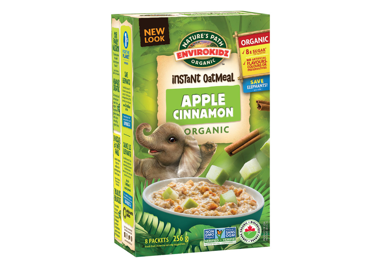 natures path envirokidz apple cinnamon oatmeal