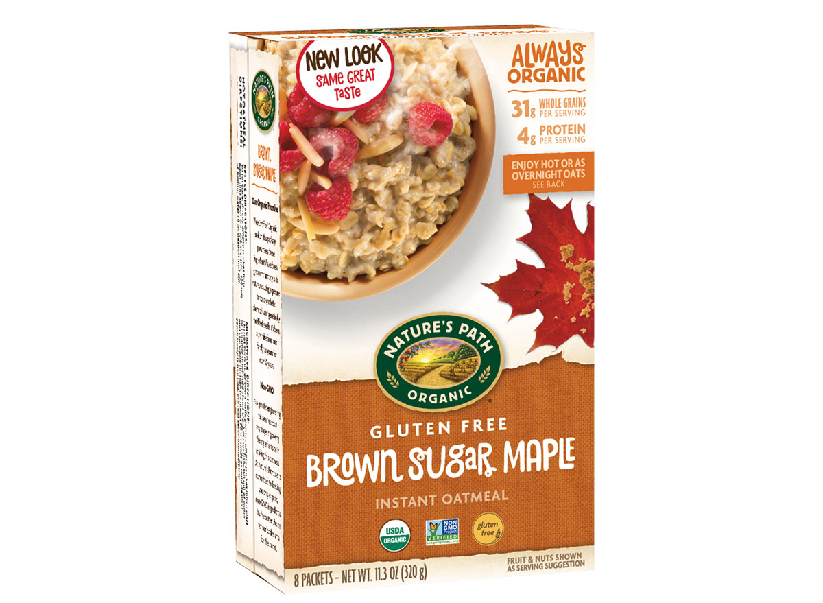 natures path gluten free brown sugar oatmeal