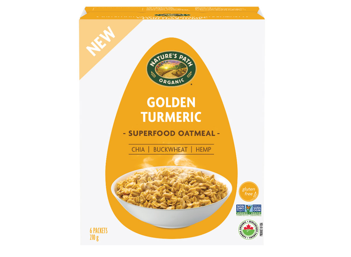 natures path golden turmeric oatmeal