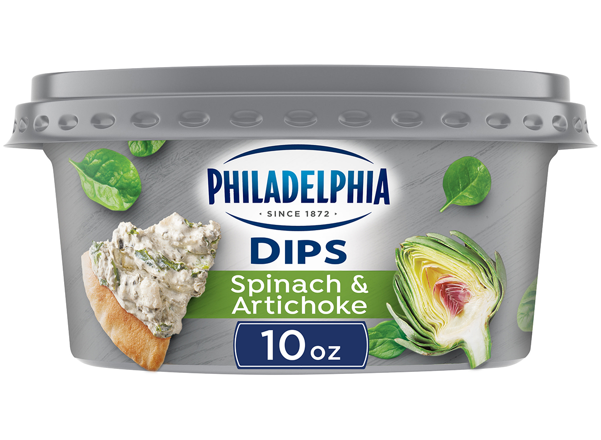 philadelphia spinach and artichoke dip