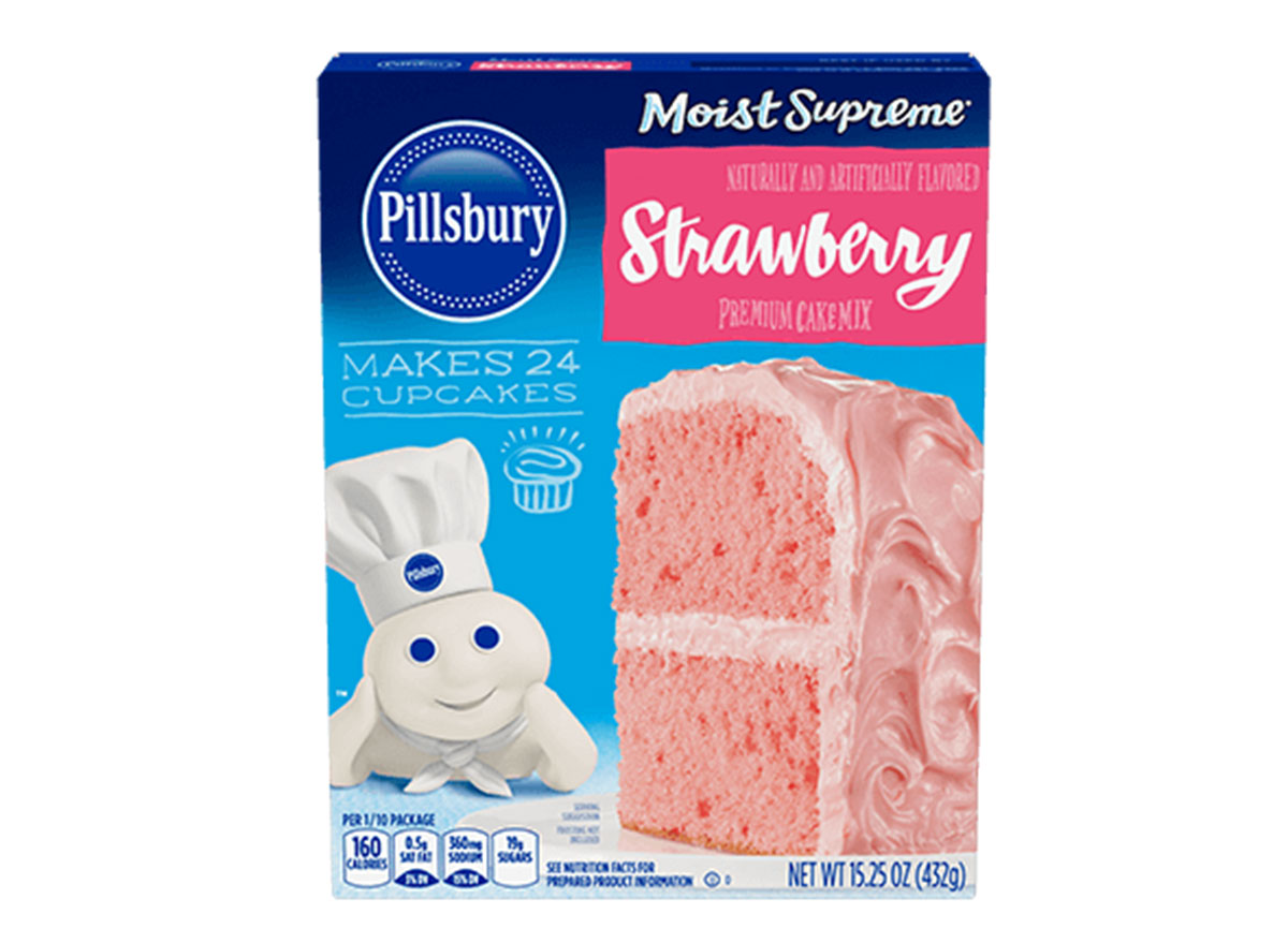 pillsbury strawberry cake mix