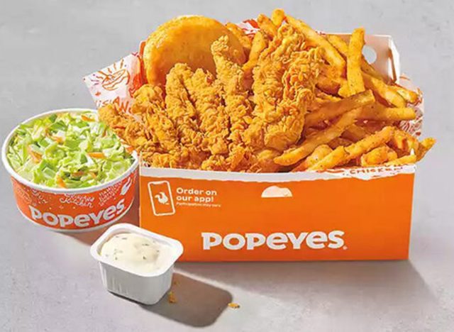 popeyes combo box