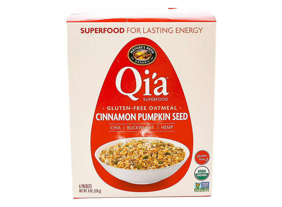 qia cinnamon pumpkin seed oatmeal