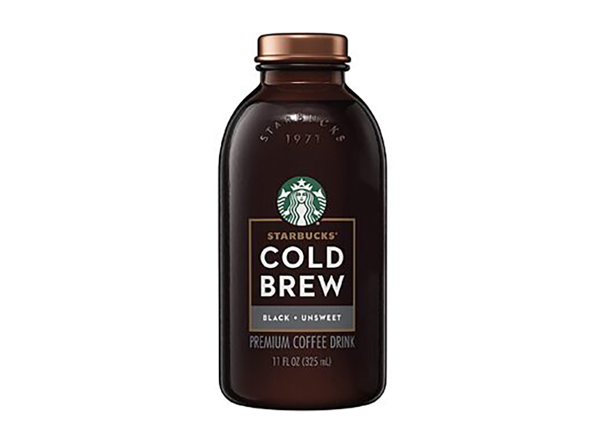 bottle of starbucks cold brew