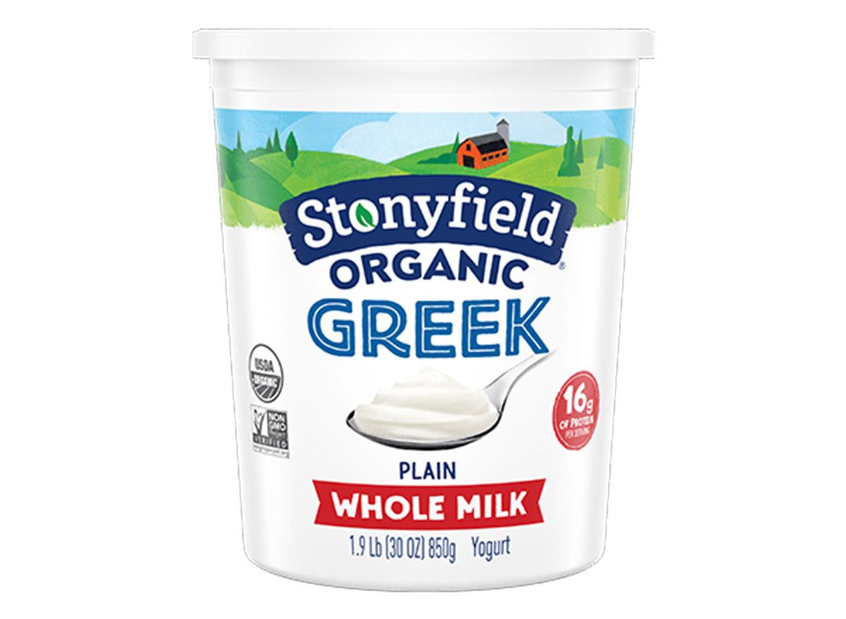 stonyfield greek yogurt