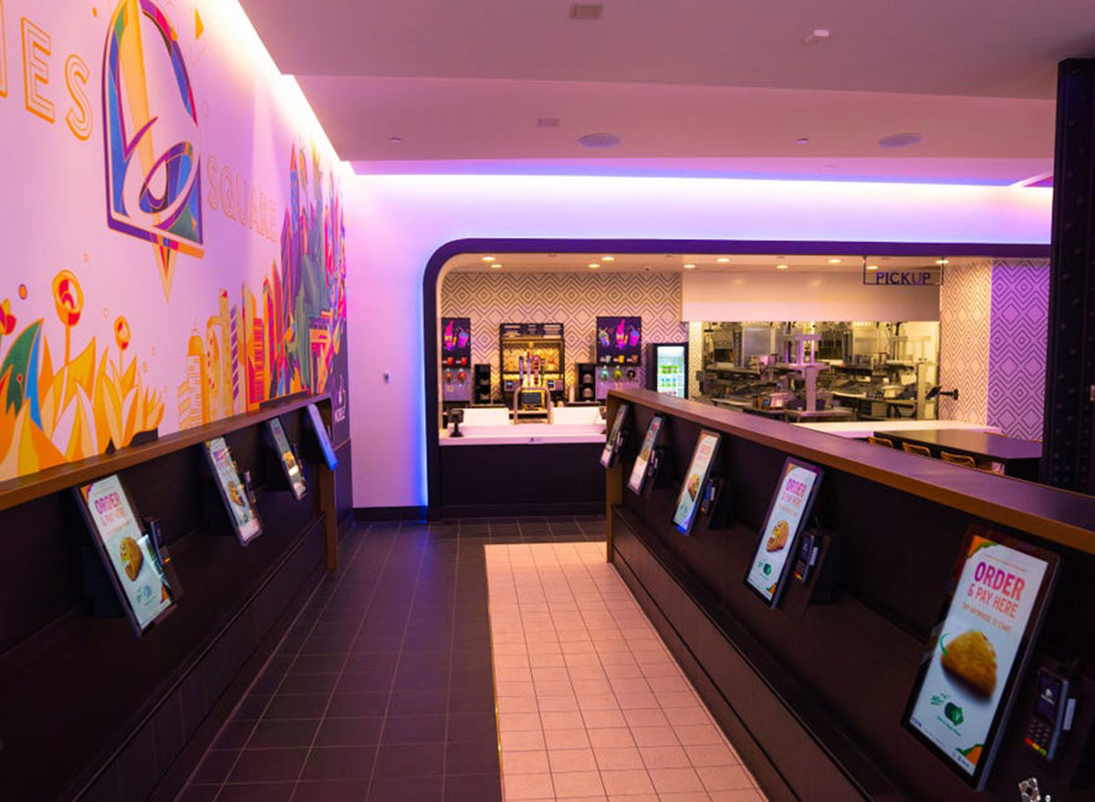 taco bell order kiosks