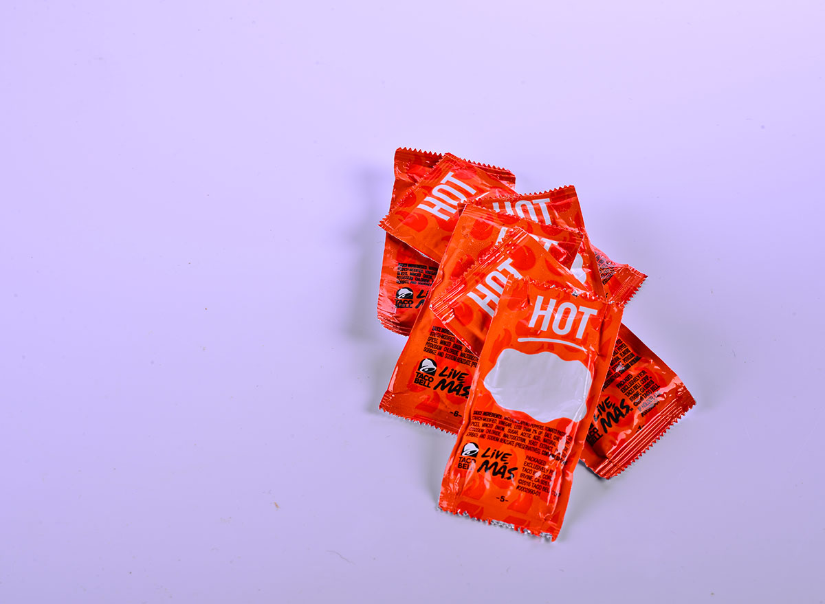 taco bell sauce packets