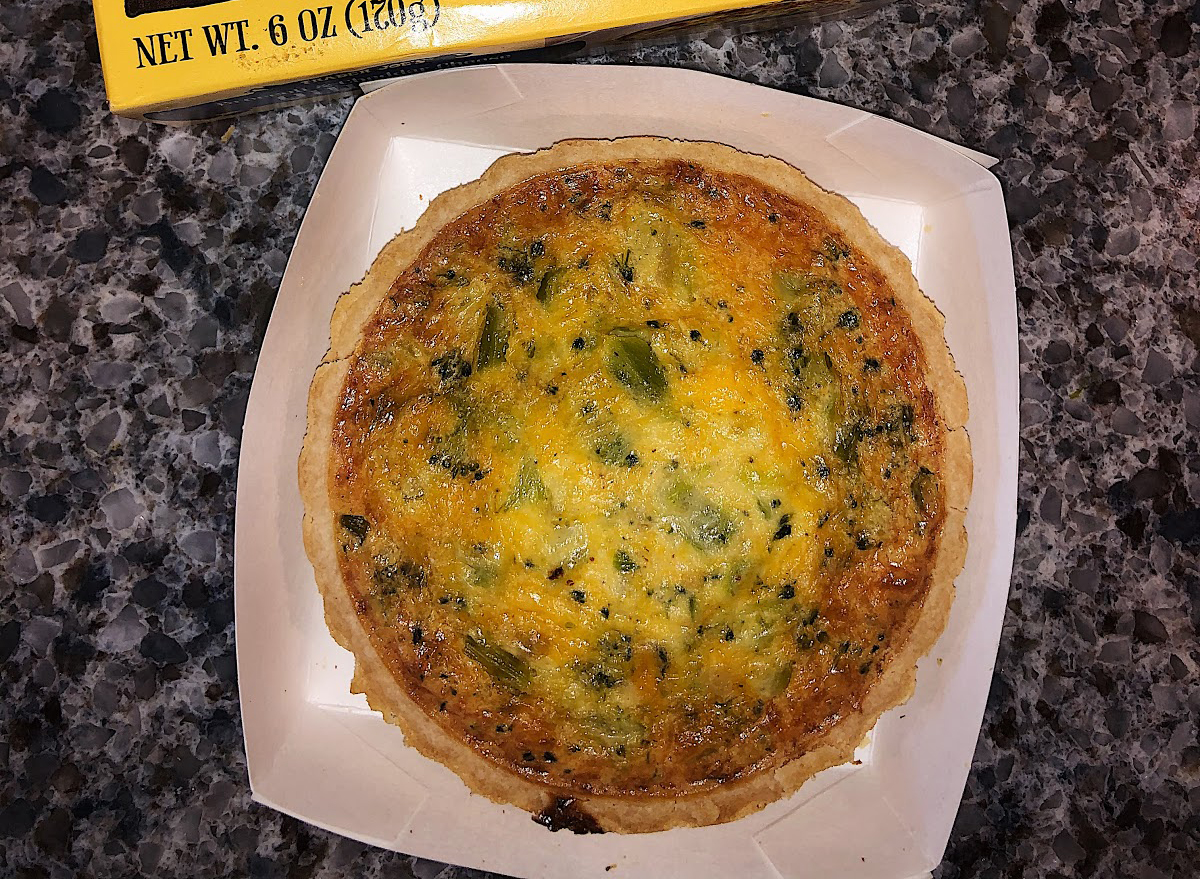 trader joes broccoli cheddar quiche