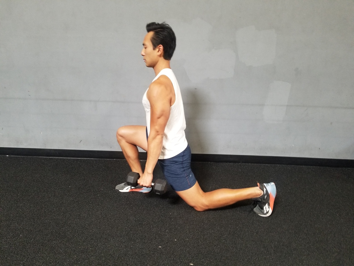 1 dumbbell split squat