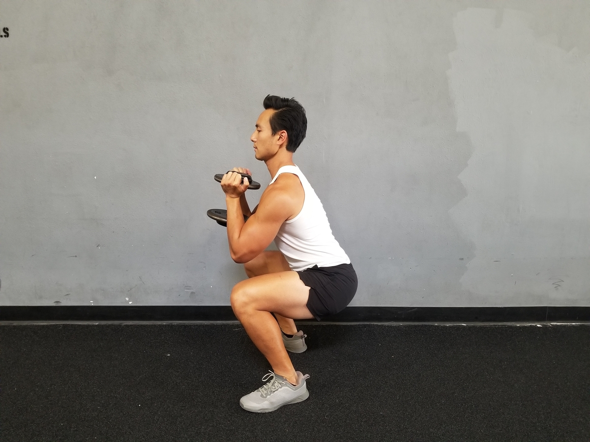 2 goblet squat