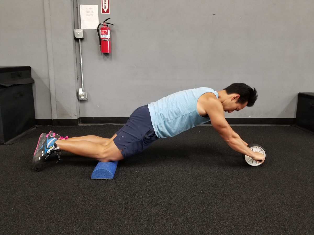 Ab Wheel Rollout abs exercise