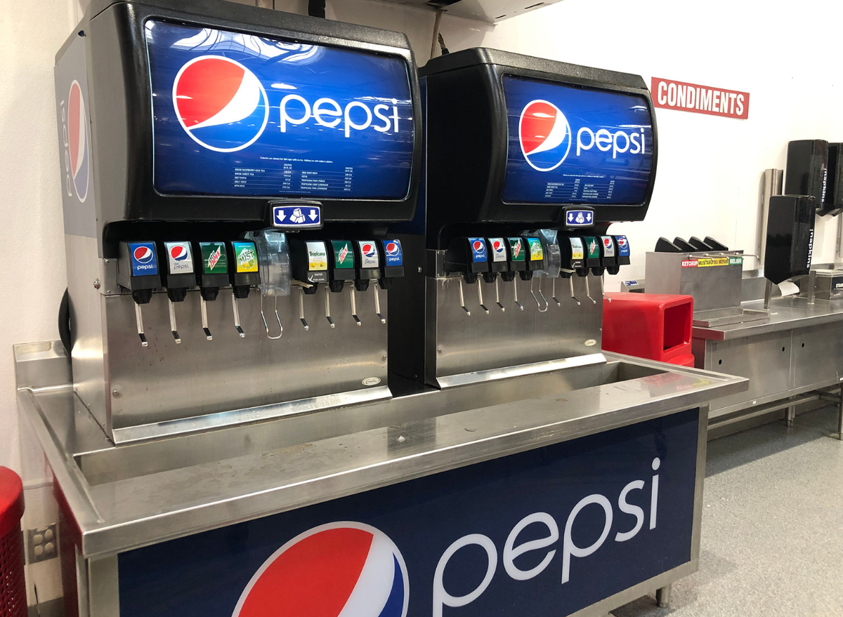 Costco food court soda machines