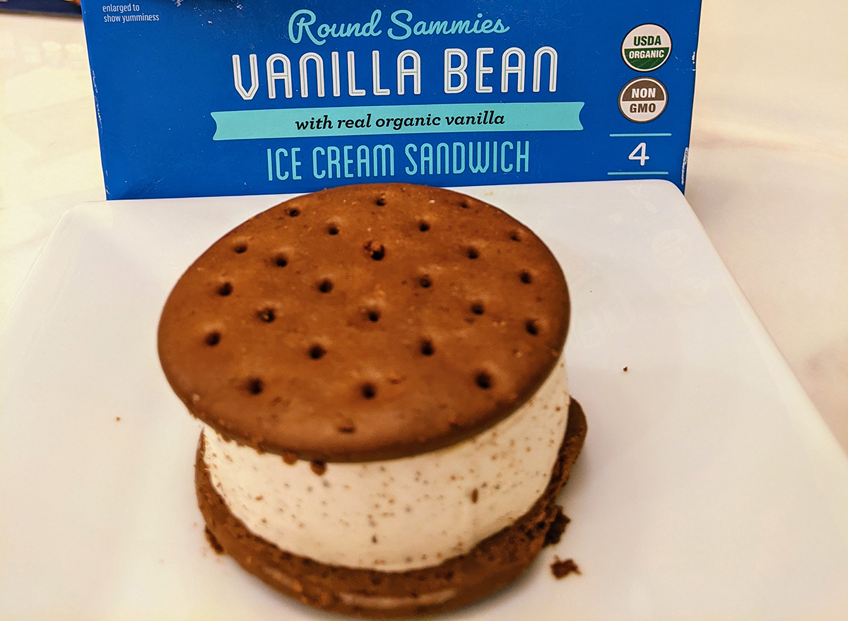 aldens organic ice cream sandwich