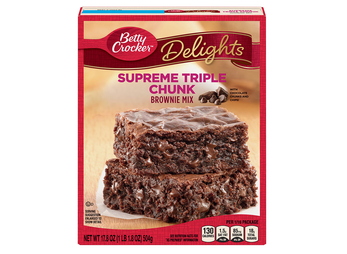 betty crocker supreme triple chunk brownies