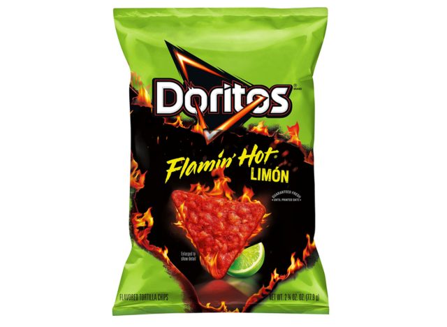 doritos flamin hot limon