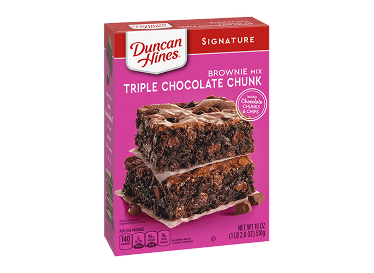 duncan hines triple chocolate chunk