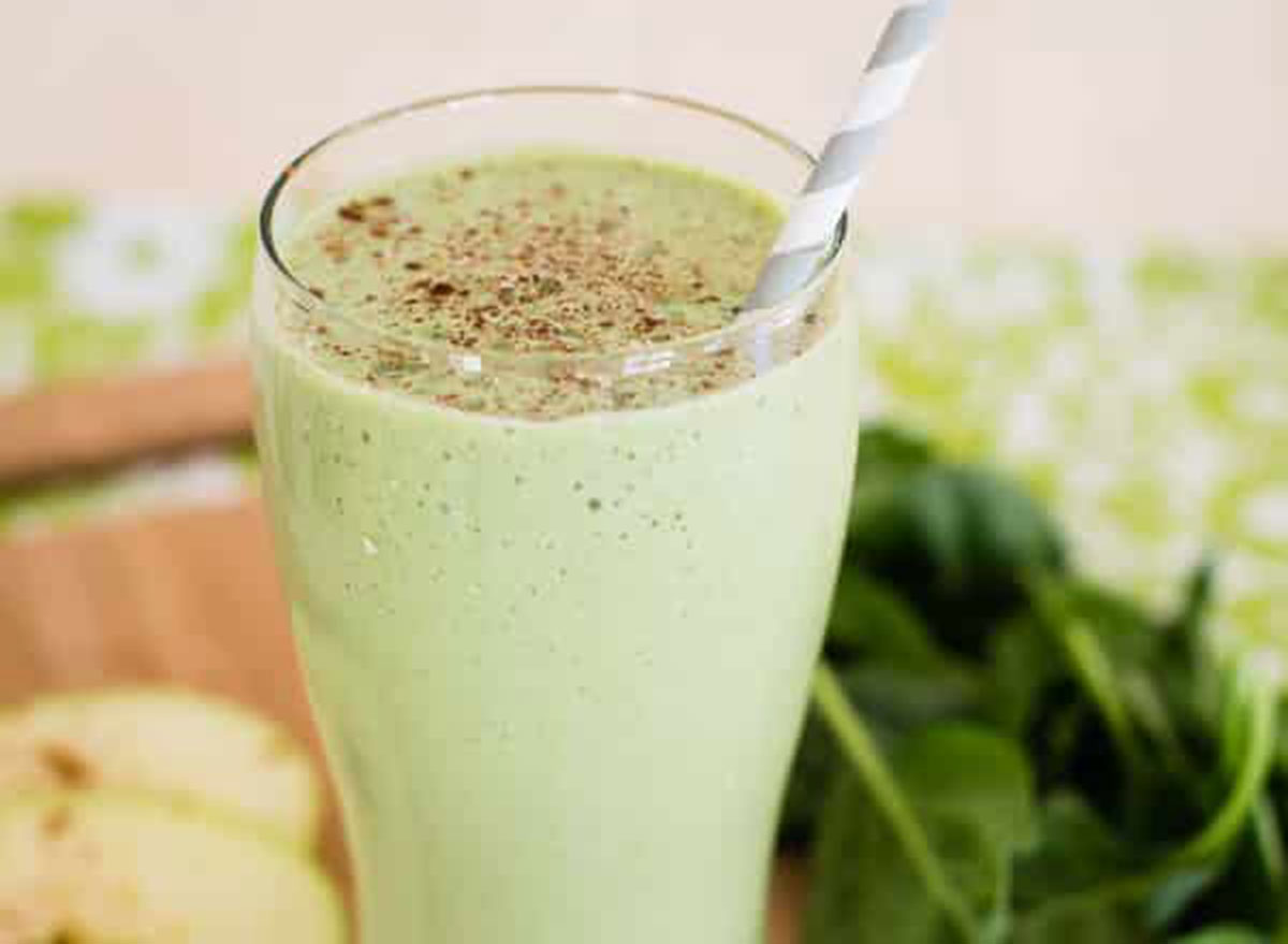 green apple pie smoothie