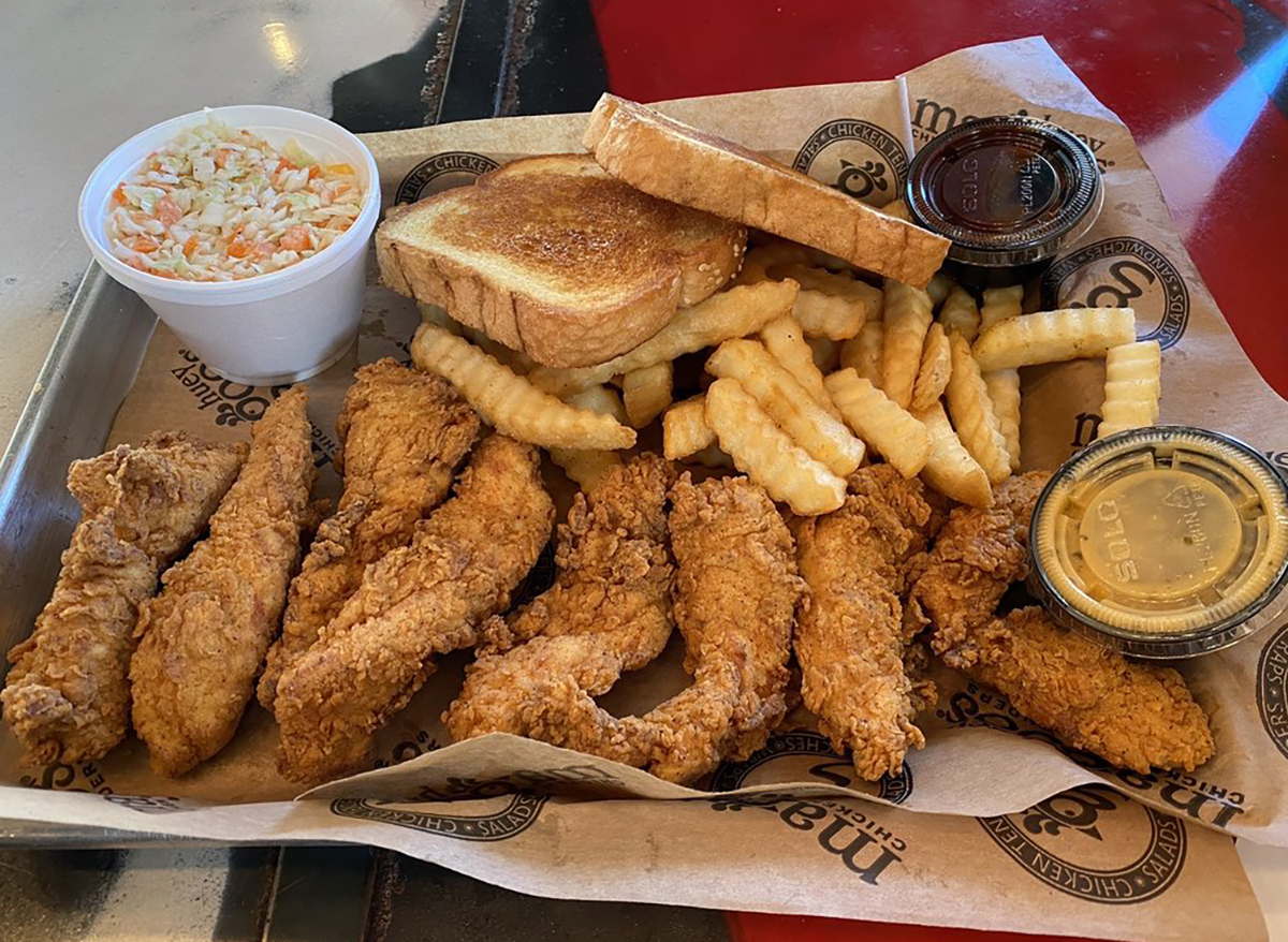 basket of chicken tenders