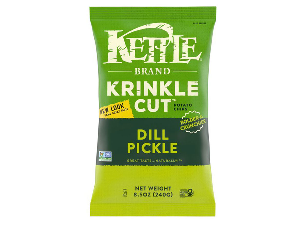 kettle brand krinkle cut dill pickle