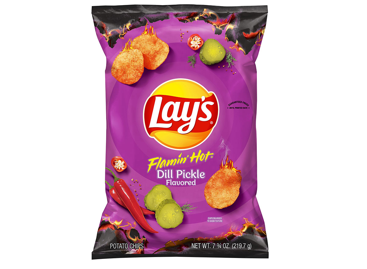 lays flamin hot dill pickle