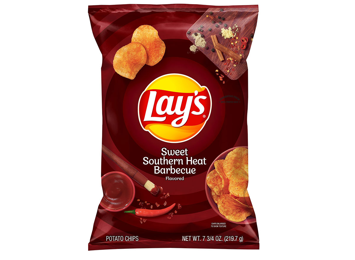 lays sweet southern heat barbecue