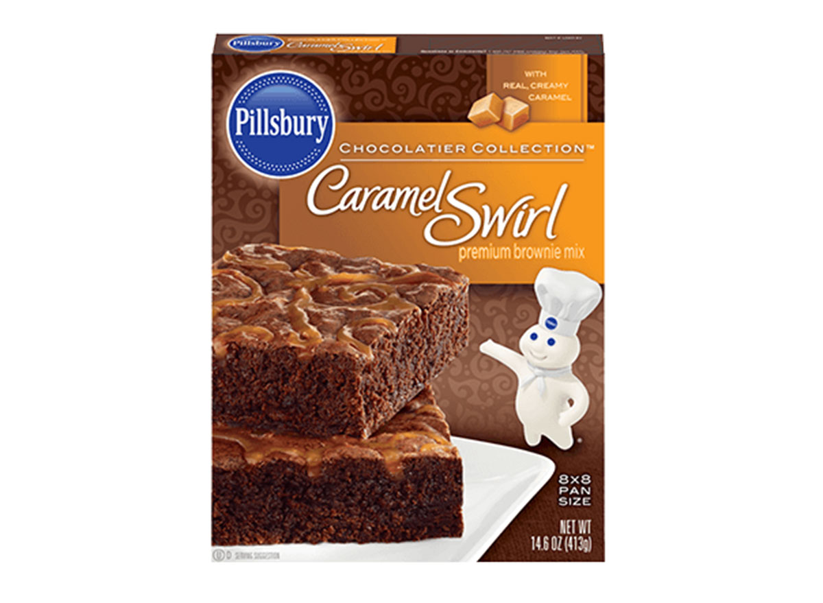 pillsbury caramel swirl brownies