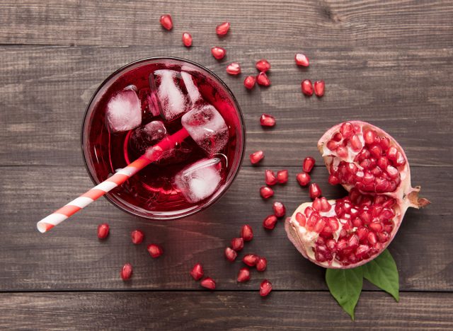 pomegranate juice slow aging