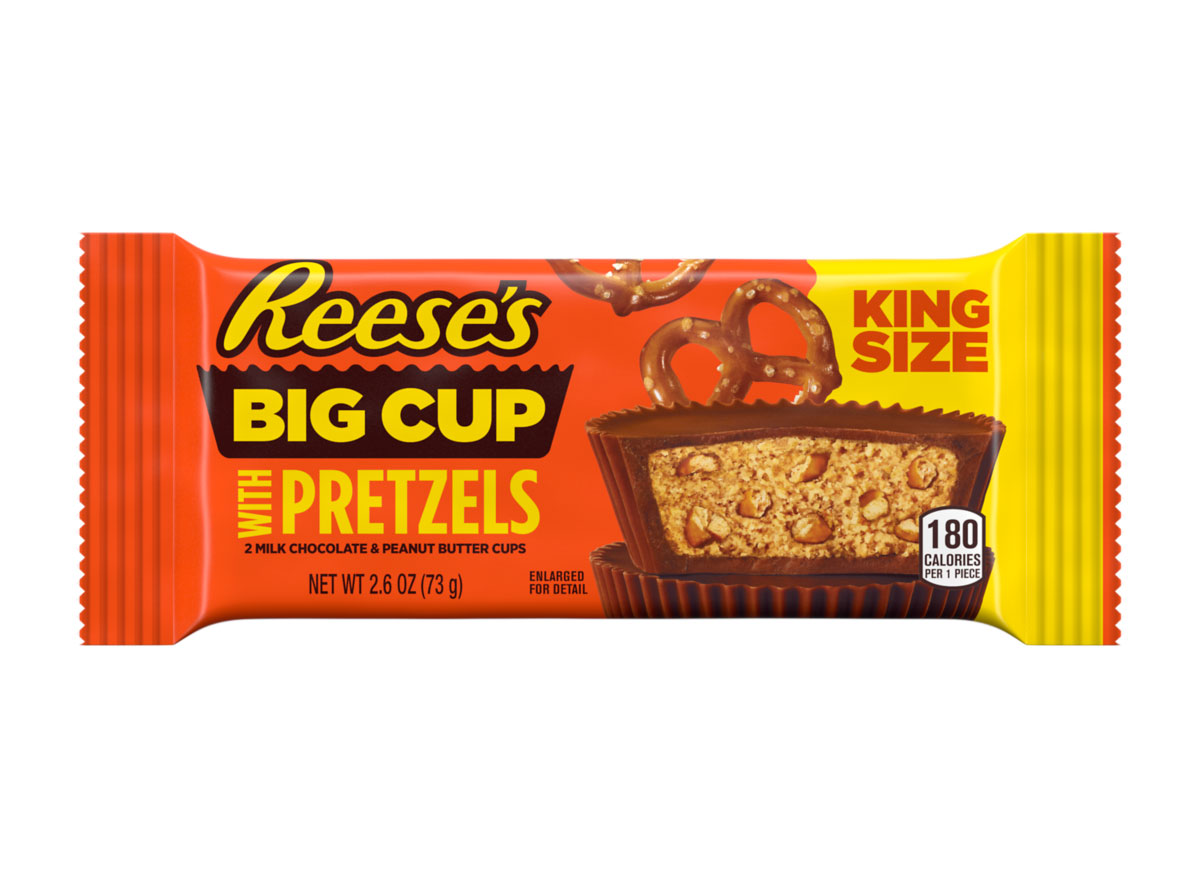 reeses big cup pretzels