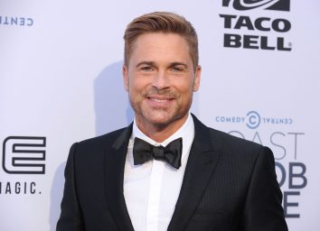 rob lowe in tux on red carpet
