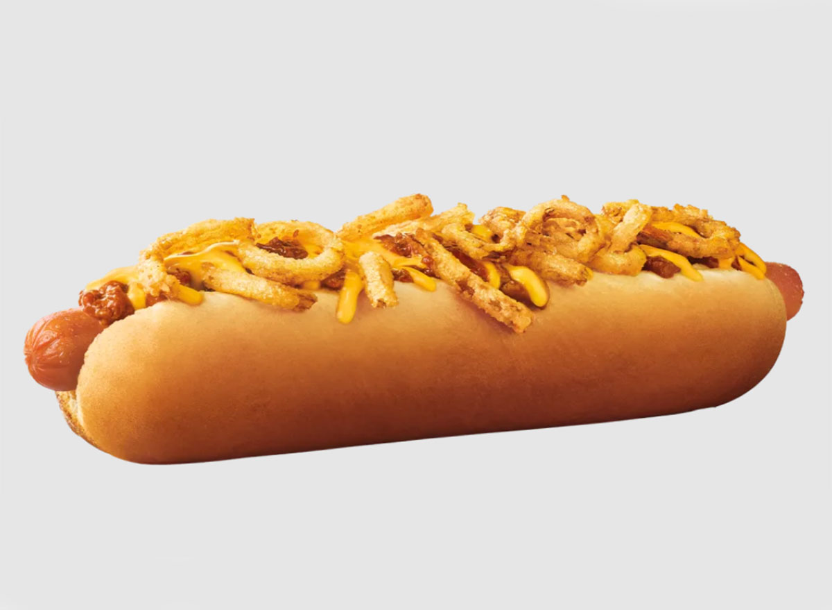 sonic twisted texan footlong chili cheese coney