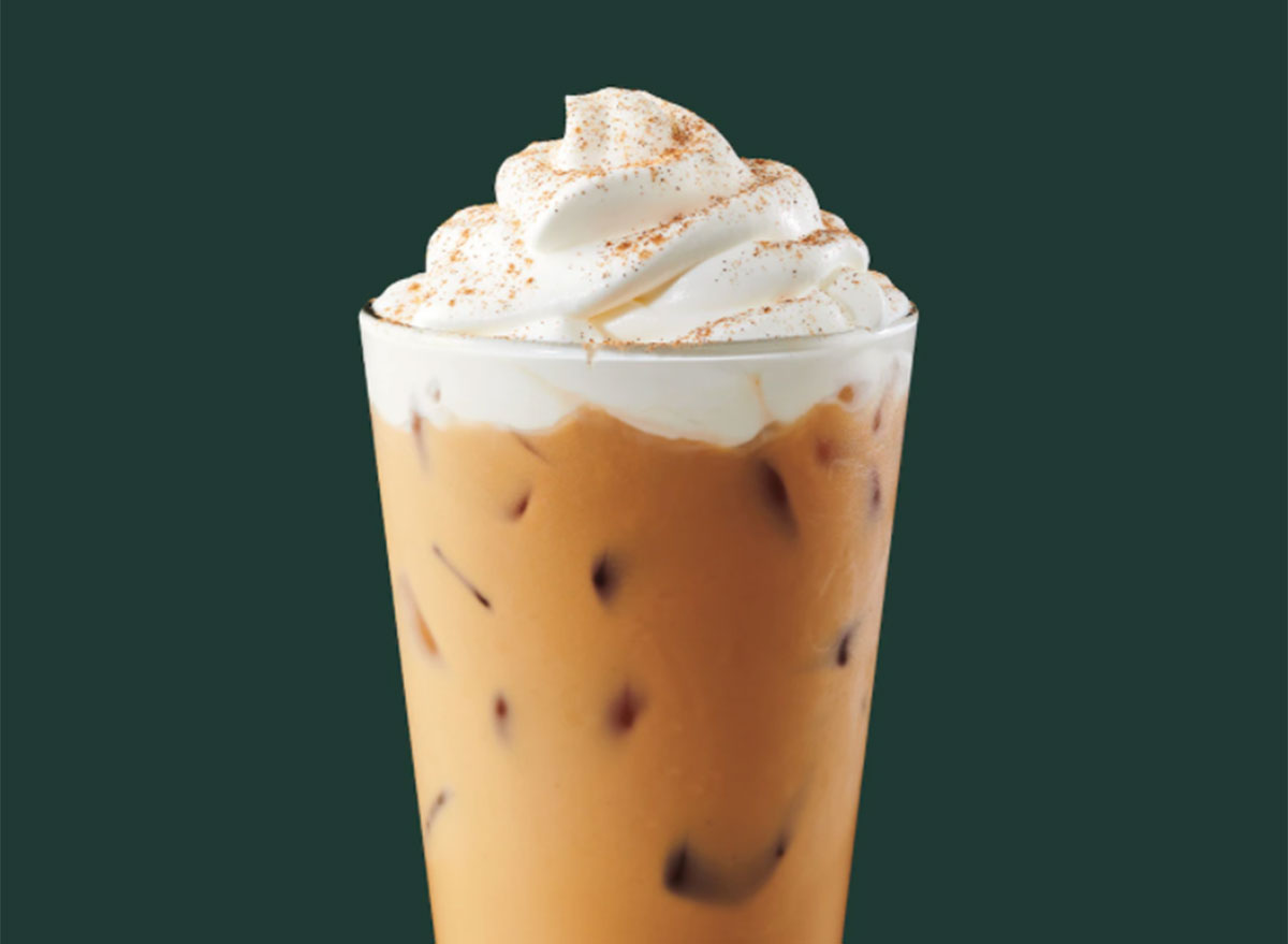 starbucks iced pumpkin spice latte
