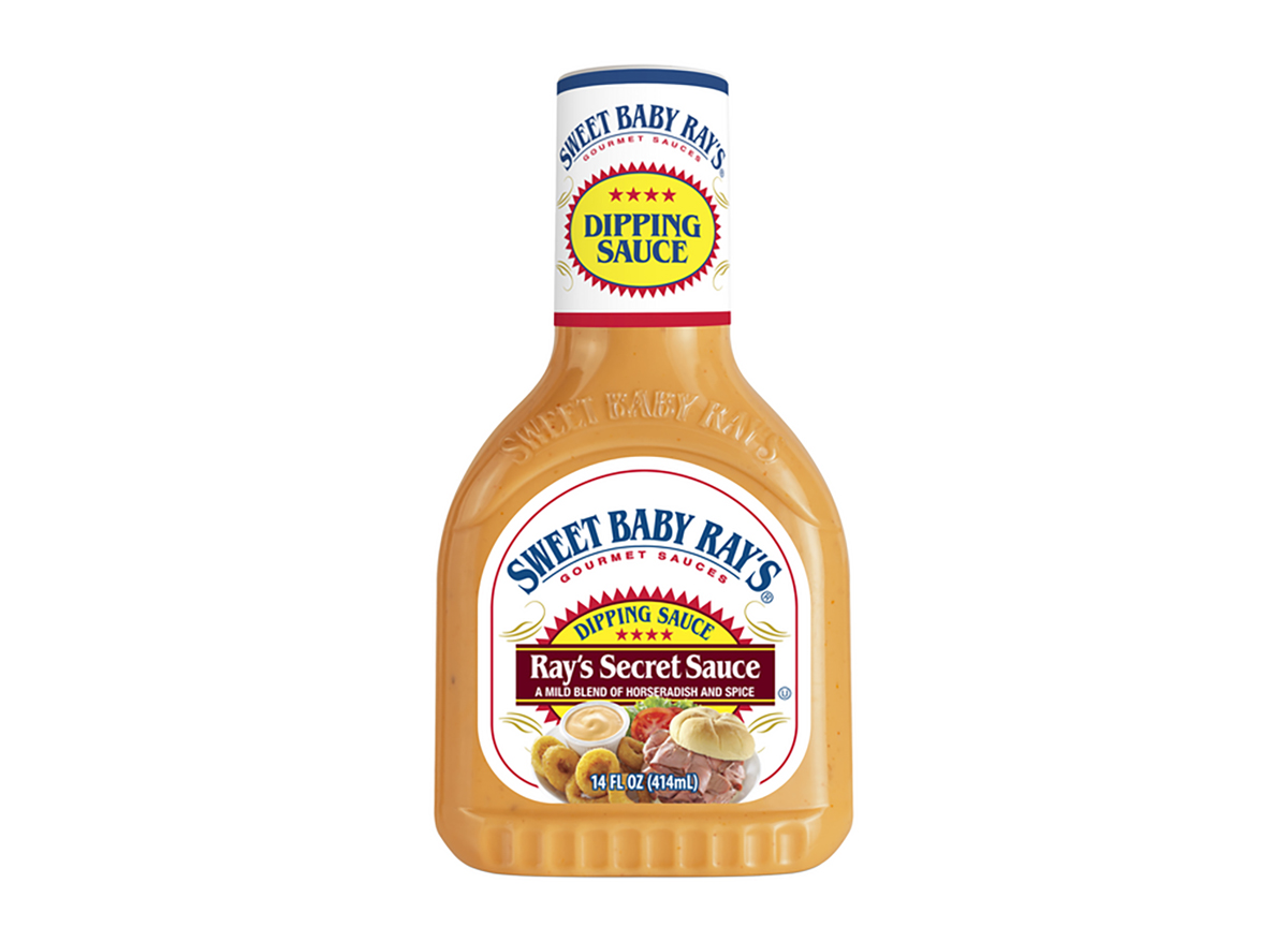 bottle of sweet baby rays secret sauce