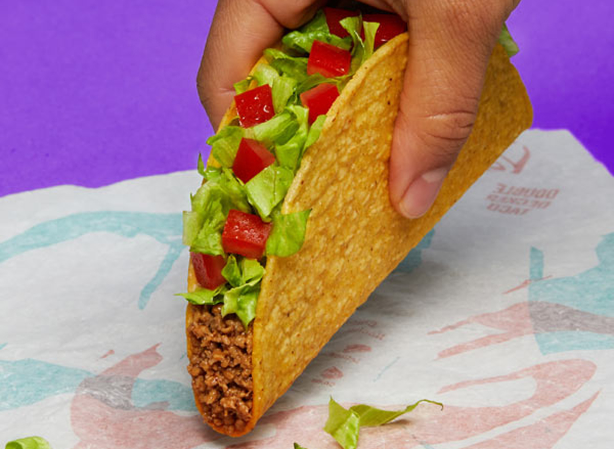 taco bell fresco style crunchy taco