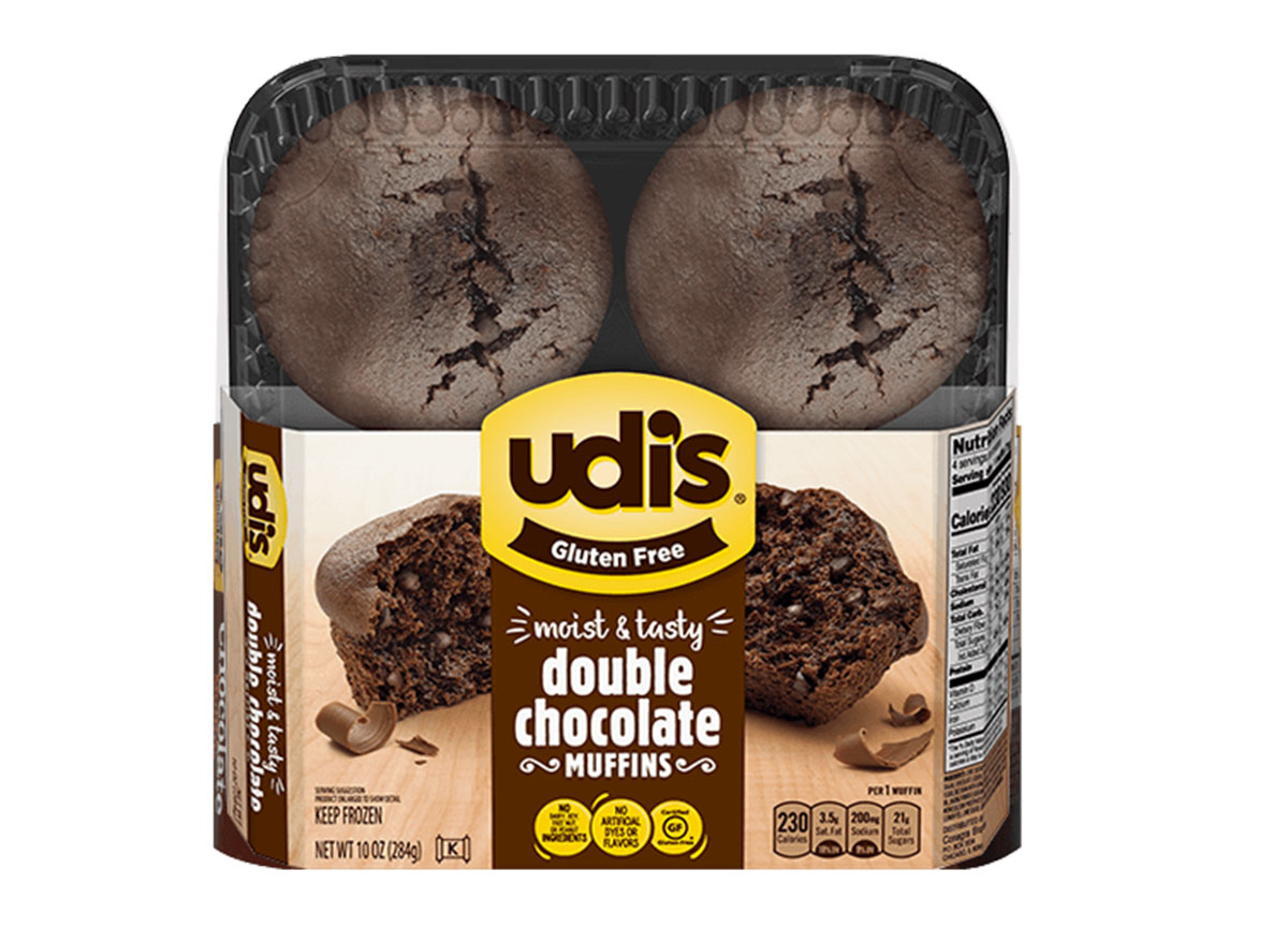 udis double chocolate muffins