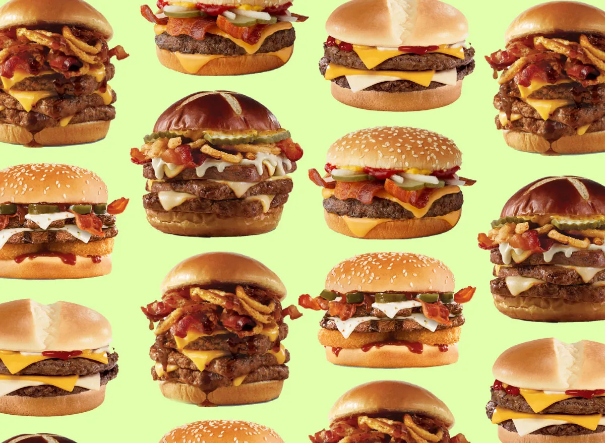 BACON CHEESEBURGER*, Menu