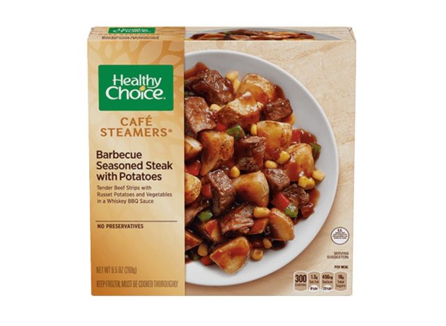 Healthy Choice Café Steamers Barbecue Seasoned Steak with Red Potatoes