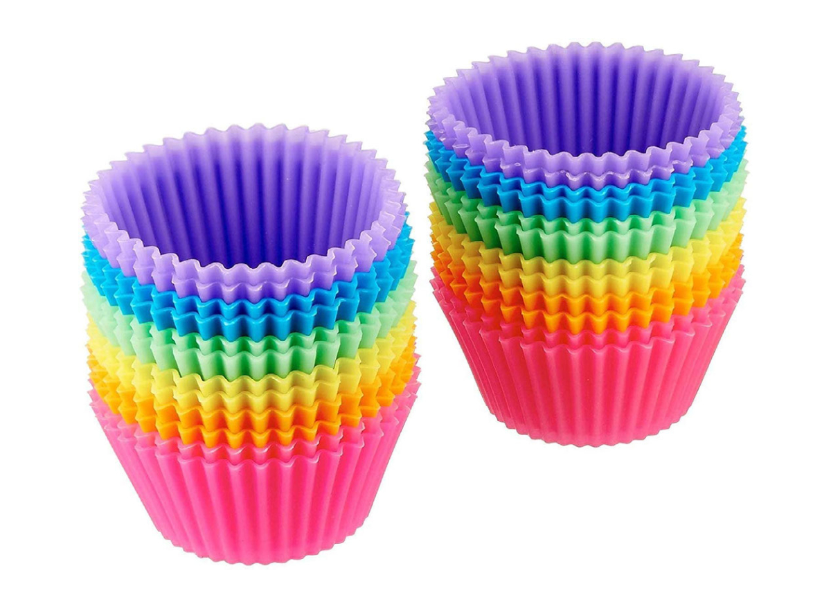 Amazon Basics Reusable Silicone Baking Cups