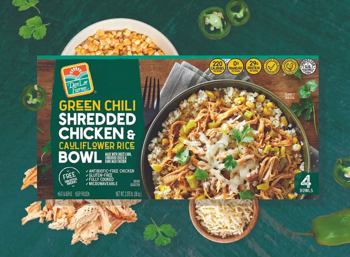 Costco Green Chili Shredded Chicken & Cauliflower Rice Bowl Recall