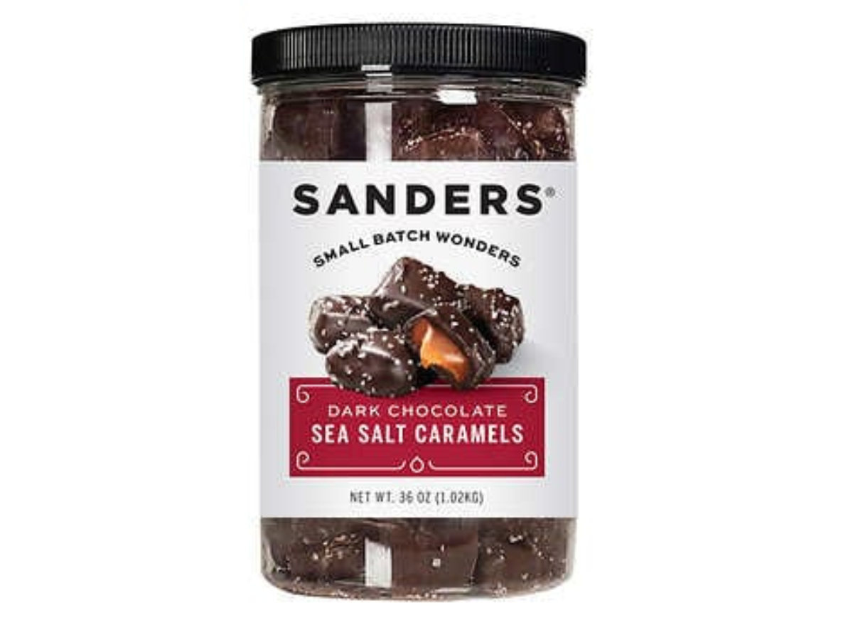 Sanders dark chocolate sea salt candies