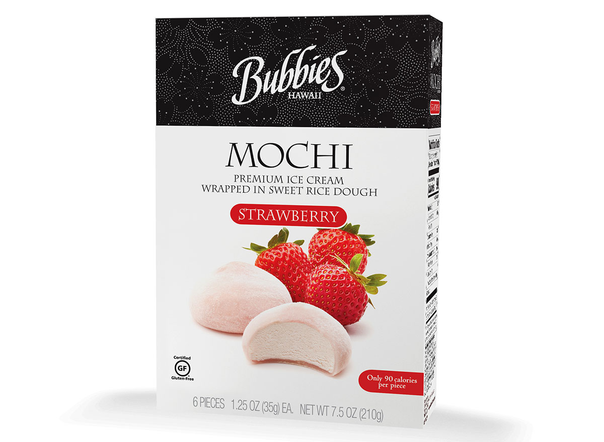 bubbies mochi strawberry