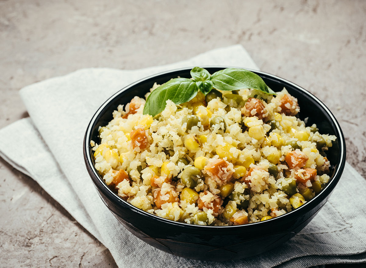 cauliflower rice bowl