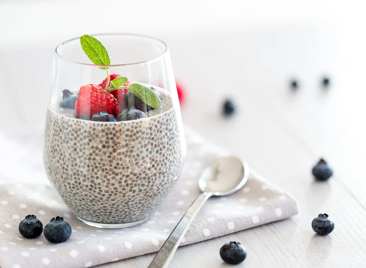 chia pudding fruit