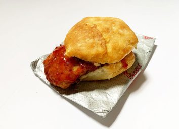 chick fil a spicy chicken egg cheese biscuit