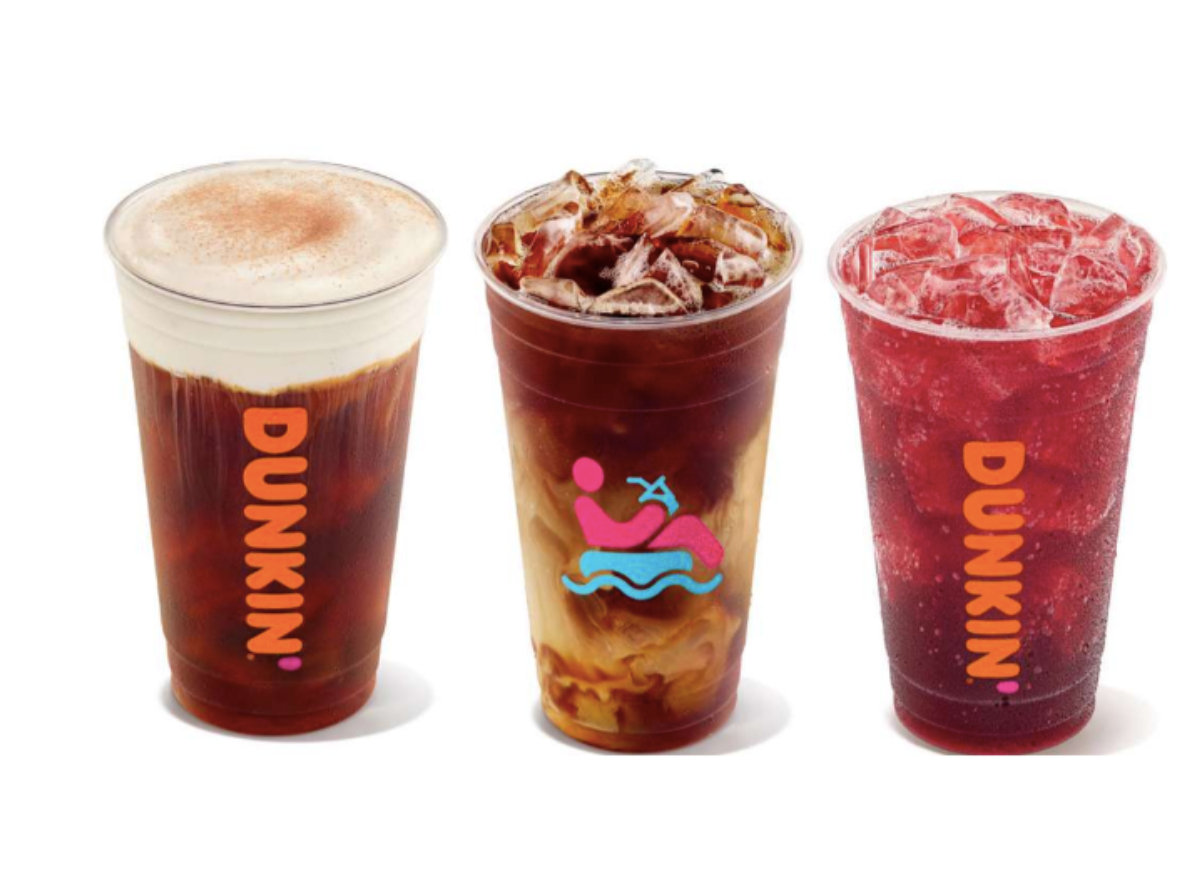 Trying Dunkin' NEW Sweet Cold Foam Cold Brew 