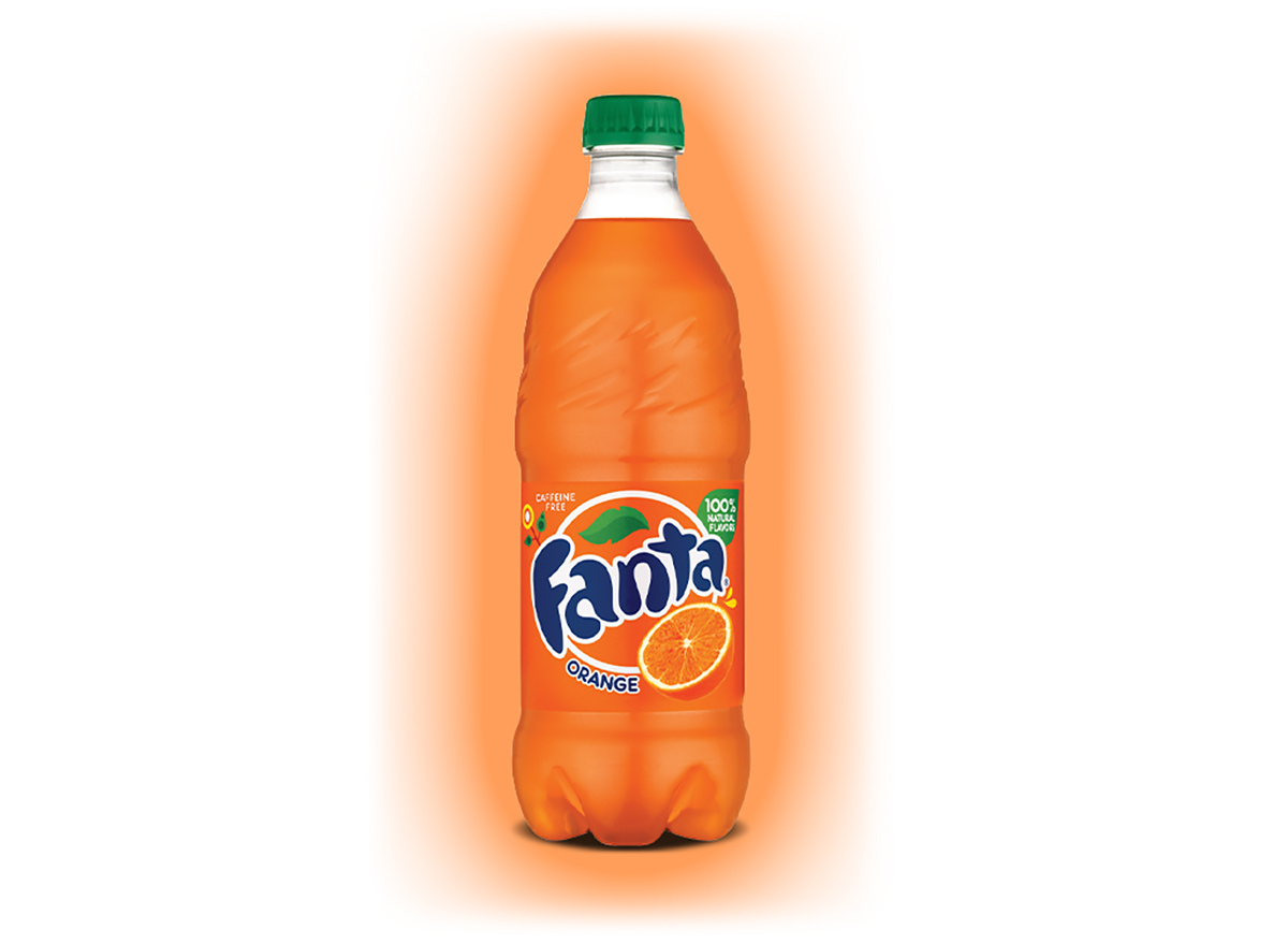 fanta orange bottle