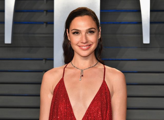 gal gadot in red dress on red carpet